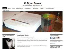 Tablet Screenshot of cbryanbrown.net